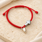 Magnetic Heart Cross Bracelet Set