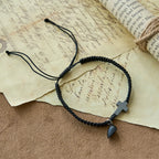 Set de Pulseras Magnéticas de Corazón y Cruz: Símbolo de Unión Sagrada y Amor Duradero