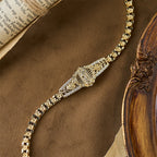 Colección de Pulseras de la Virgen en Filigrana Dorada: Gracia Maternal y Protección