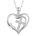 Collar de Corazón y Cruz: Devoción y Elegancia Eterna