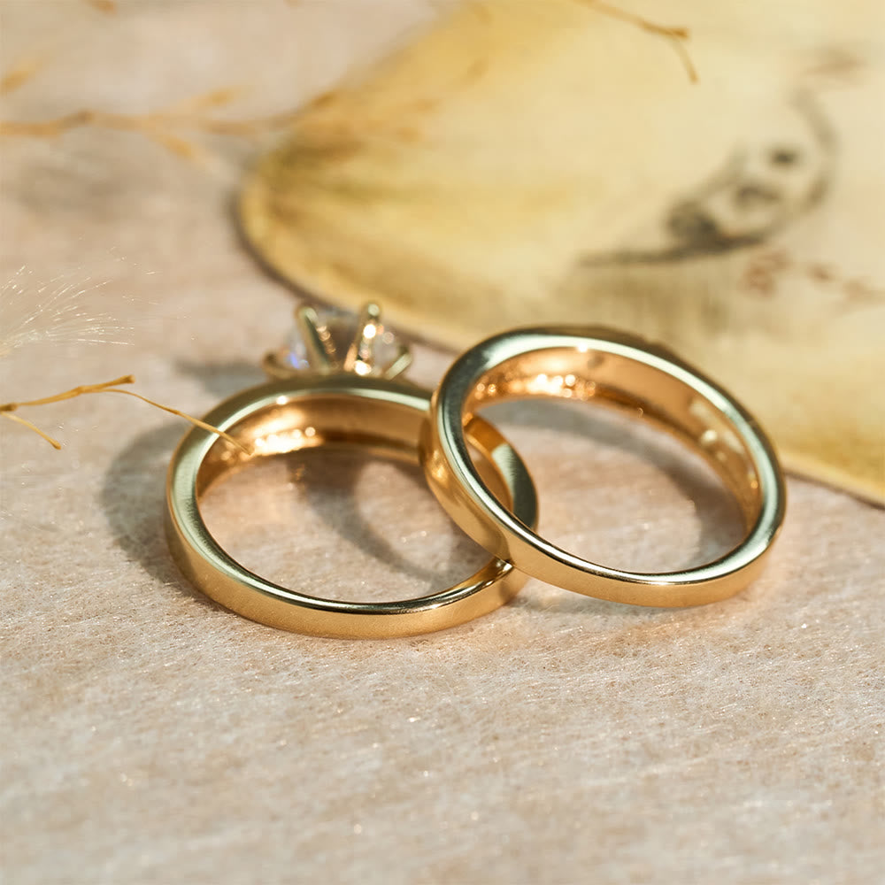 Set de Anillos de Banda de Cruz Apilables: Símbolo Eterno de Fe y Luz Eterna