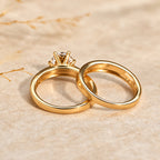 Stackable Cross Band Ring Set