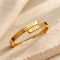 TRUST GOD Split-Band Ring