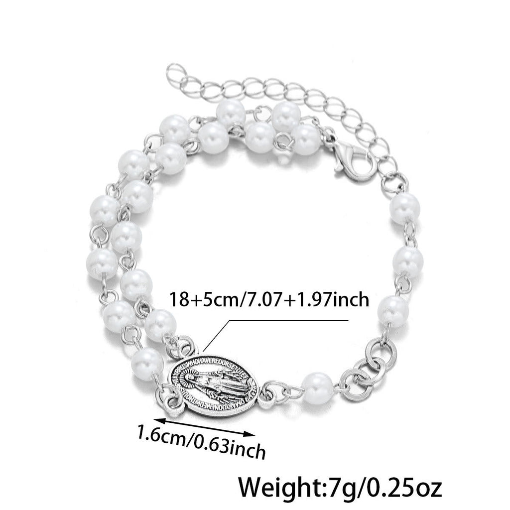 Pulsera de Devoción Sagrada Virgen y San Benito
