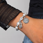 Pulsera de Medalla Milagrosa de la Virgen y San Benito