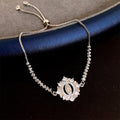 Pulsera de Cuentas con Halo de Circonia y Medalla Milagrosa de la Virgen: Protección y Gracia