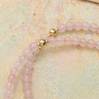 Pulsera Rosario Magnética de Ágata Fresa: Emblema de Gracia y Pureza Divinas