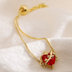 Pulsera Elegante de Devoción al Sagrado Corazón: Amor de Cristo y Fuerza Espiritual