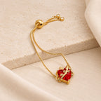 Elegant Sacred Heart Devotion Bracelet