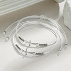 Pulsera de Cuentas con Cruz Intrincada: Tejida con Fe, Gracia y Amor Firme