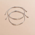 Pulsera de Cuentas con Cruz Intrincada: Tejida con Fe, Gracia y Amor Firme