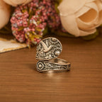 Anillo Envolvente Ajustable Colibrí del Espíritu Santo: Emblema de Gracia Divina y Gozo