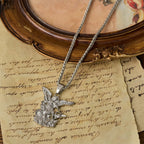 Collar con Dije de San Miguel Arcángel Bicolor: Emblema de Protección Divina