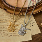 Collar con Dije de San Miguel Arcángel Bicolor: Emblema de Protección Divina