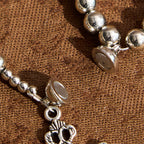 Pulsera Rosario Magnética Tono Plata: Oración y Pulsera 2 en 1