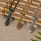 Collar con Dije Crucifijo Ortodoxo: Emblema de Redención y Devoción Sagrada