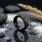 Anillo Giratorio Antiestrés de Cruz: Emblema de Fe Inquebrantable