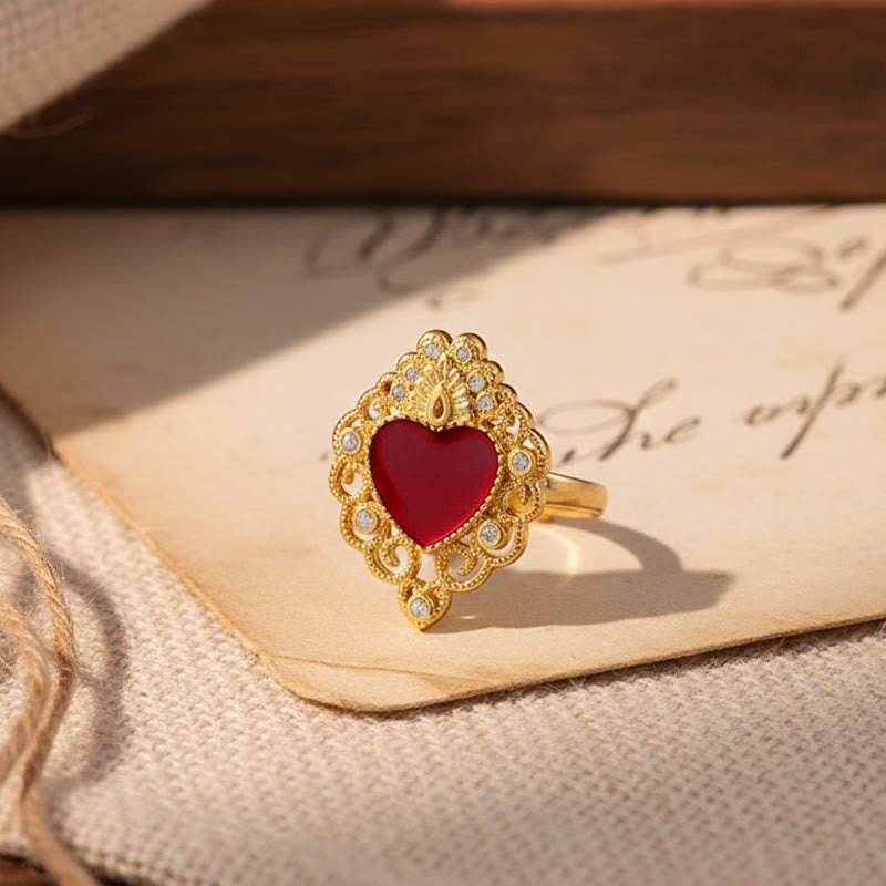 Colección de Anillos Multidiseño del Sagrado Corazón: Emblema del Amor Divino