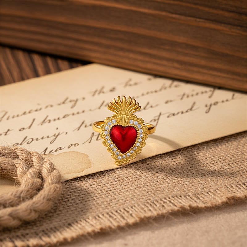 Colección de Anillos Multidiseño del Sagrado Corazón: Emblema del Amor Divino