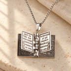 Turnable Cross Holy Bible Pendant Quality Necklace