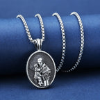 Collar con Dije de San Antonio y el Niño Jesús