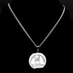 Collar de Plata de Navidad "Cree" con Natividad