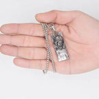 Collar Religioso Amuleto Escudo de Jesús