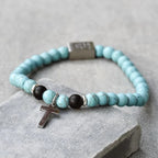 Pulsera Elástica de Turquesa de Bendición