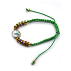 Pulsera Ajustable de Hilo Verde de San Judas