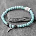 Pulsera Elástica de Turquesa de Bendición