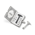 Collar de Biblia con Martillo de Roca Desmontable