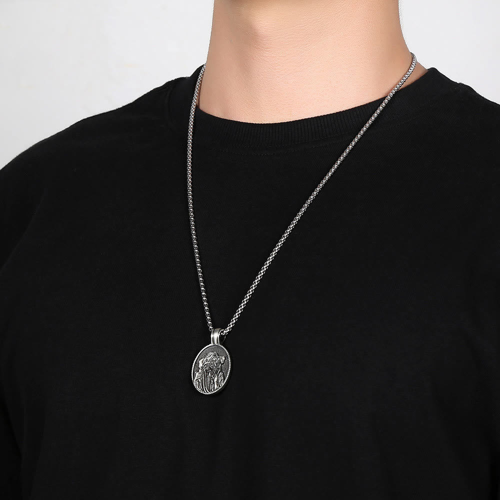 Collar con Dije de Jesús el Buen Pastor