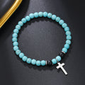 Pulsera Elástica de Turquesa de Bendición