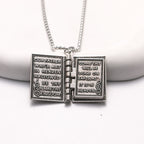 Collar Cristiano con Dije Giratorio de la Santa Biblia