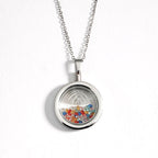 Collar Redondo de Oro Reversible: Virgen y San Benito