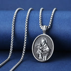 Collar con Dije de San Antonio y el Niño Jesús