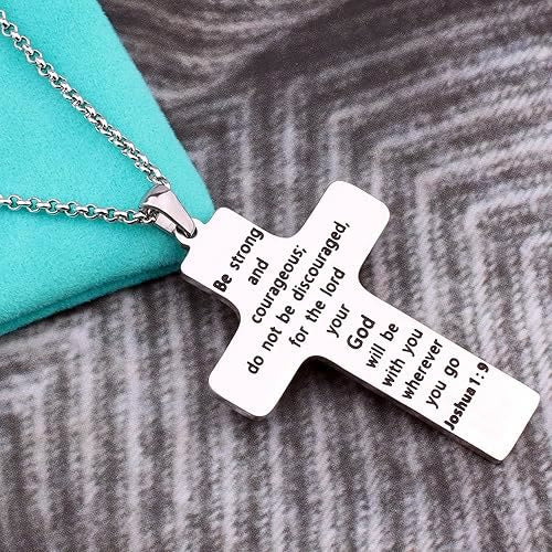 Collar de Cruz Estilo Deportivo de Fútbol "Ora por Bendiciones"