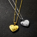 Collar Clásico de Corazón con Medalla de San Benito