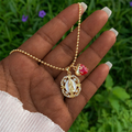 Collar de la Virgen y el Sagrado Corazón en 6 Estilos: Joyería Elegante Llena de Fe