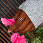 Fe Sobre el Miedo: Anillo Bíblico Minimalista de Cristo