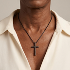 Cross Necklace for Her with I Can Do All Things Inscription