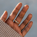 Anillo de Plata 925 "Ora" con JESÚS y Cruz - Fuerza Divina a través de la Fe