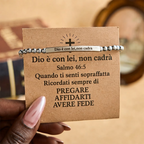 Pulsera Mateo 19:26 y Salmo 46:5: Recordatorio Sereno de la Presencia Divina